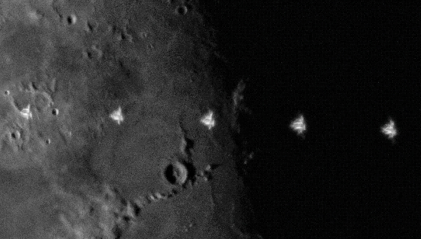 Incredible details of ISS Lunar Transit prints and frames